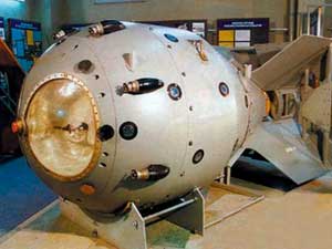 Первая советская атомная бомба РДС-1.