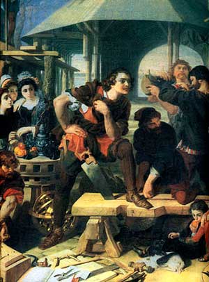 Пётр I в Голландии