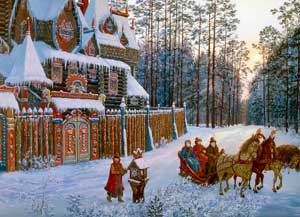 Пейзаж древней Руси