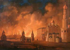 Пожар Москвы. Картина А. Ф. Смирнова (1813 г.)