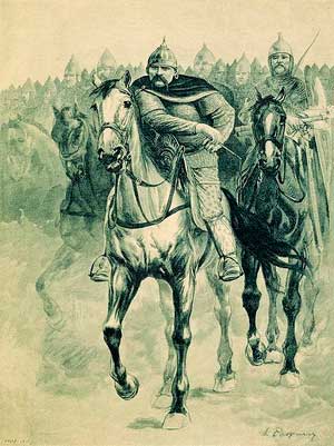 Конница, рисунок 1895 года.