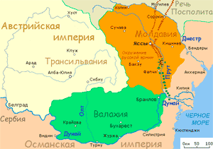 Карта Прутского похода 1711 года