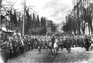 Красная армия вступает в Тифлис (25 февраля 1921)