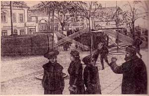 Конка как часть баррикады. Одесса в декабре 1905 года