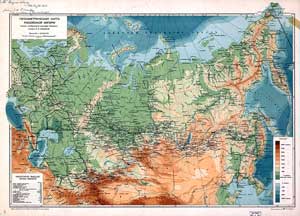 Карта Российской империи 1912 года.