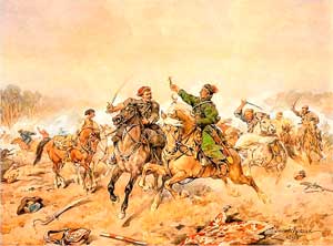 Ян Кризостом Пасек во время сражения под Полонкой, 1660 год