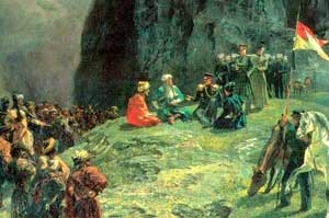 Свидание генерала Клюги фон Клюгенау с Шамилем в 1837 г (Григорий Гагарин)