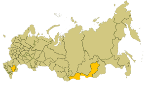 Районы в России с буддийским большинством.