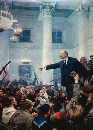 Провозглашение Советской власти в России. Картина В. Серова 1962 года