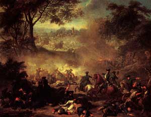 «Сражение при Лесной» Жан-Марк Натье, 1717