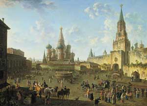 Красная площадь. Картина Ф.Алексеева