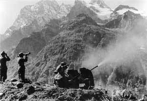 Огонь немецкой зенитной артиллерии, сентябрь 1942 года