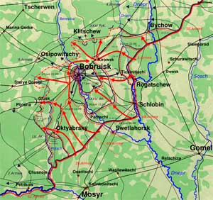 Бобруйское сражение до 27 июня