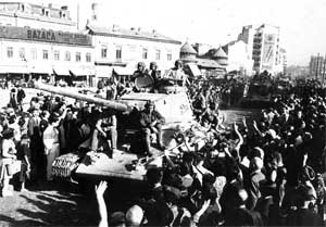 Вступление советских войск в Бухарест 31 августа 1944 года