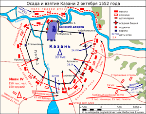 Осада и взятие Казани 2 октября 1552 года