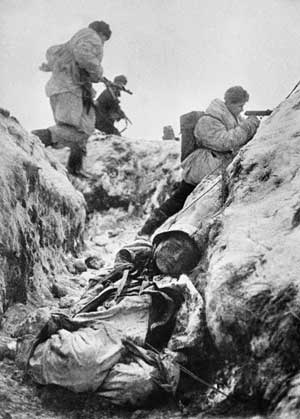 Начало наступления на Ленинградском фронте. 1943 год.