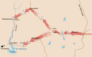 Советское наступление в первой половине декабря