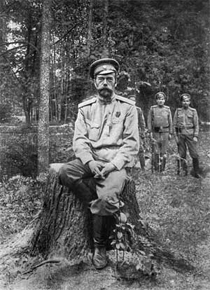 Одна из последних фотографий Николая II, сделанная во время его ссылки в Тобольске