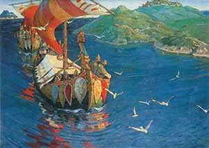 Варяги. Николай Рерих, 1899