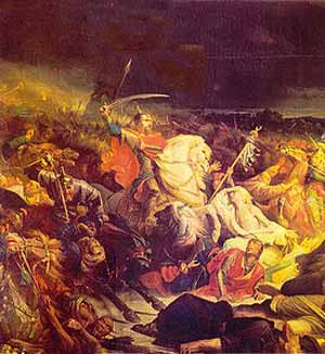 «Куликовская битва» Адольф Ивон (1859)