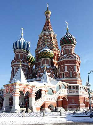 Храм Василия Блаженного — архитектурный символ России.